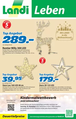 Landi Katalog in Ecublens | Aktuälli Sonderaktione | 2025-10-28T00:00:00.000Z - 2025-11-11T00:00:00.000Z