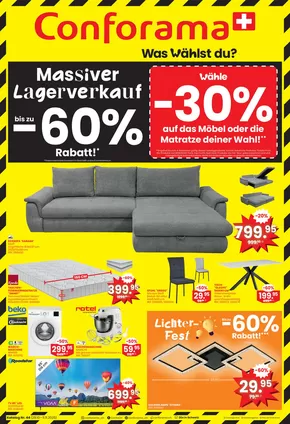 Conforama Katalog in Ittigen | Conforama reklamblad - DE | 2025-10-30T00:00:00.000Z - 2025-11-13T00:00:00.000Z