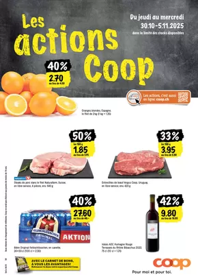 Coop City Katalog in Chur | Jetzt spare mit üse Deals | 2025-10-30T00:00:00.000Z - 2025-11-05T00:00:00.000Z