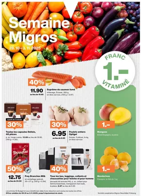 Migros Katalog in Schaffhausen | Exklusivi Schnäppchen | 2025-10-28T00:00:00.000Z - 2025-11-03T00:00:00.000Z