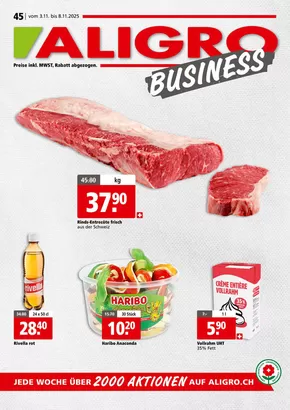 Aligro Katalog in Liestal | Aktuälli Sonderaktione | 2025-11-03T00:00:00.000Z - 2025-11-08T00:00:00.000Z