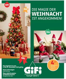 GiFi Katalog in Prilly | Gifi reklamblad - DE | 2025-11-04T00:00:00.000Z - 2025-11-24T00:00:00.000Z