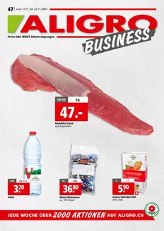 Aligro Katalog in Lausanne | Üsi beste Schnäppchen | 2025-11-17T00:00:00.000Z - 2025-11-22T00:00:00.000Z