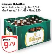 Bitburger - Stubbi Bier