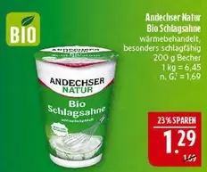 Bio -  Schlagsahne