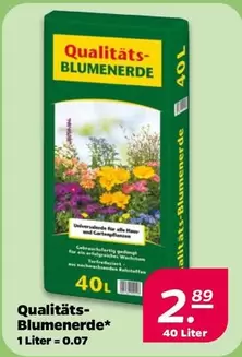 Qualitäts-Blumenerde