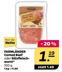 Corned Beef oder Sülzfleisch-wurst*