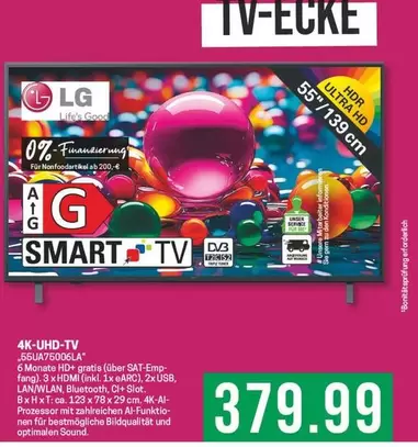 LG - 4K-UHD-TV 55UA75006LA
