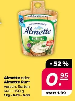 Almette oder Almette Pur*