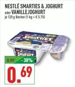 Nestlé - SMARTIES & JOGHURT oder VANILLEJOGHURT