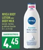 Nivea - BODY LOTION oder BODY MILK