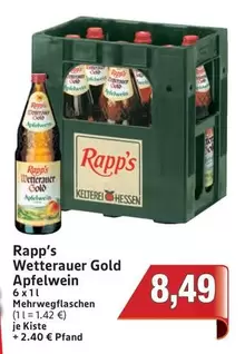 Gold - Wetterauer  Apfelwein