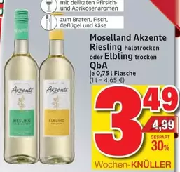 Riesling halbtrocken oder Elbling trocken