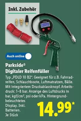Digitaler Reifenfüller