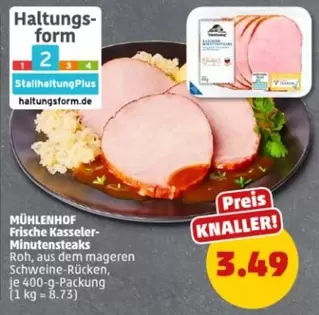 Frische Kasseler-Minutensteaks