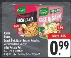 Knorr - Pasta-, Snack Pot, Asia-, Fusion Noodles oder Potato Pot