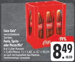 Coca Cola - Fanta, Sprite oder Mezzo Mix