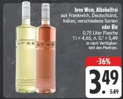 Bio - Wein, Alkoholfrei oder