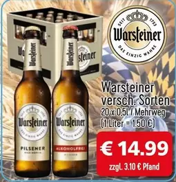 Warsteiner - versch. Sorten