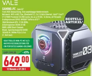 Nvidia - GAMING-PC Tank 03