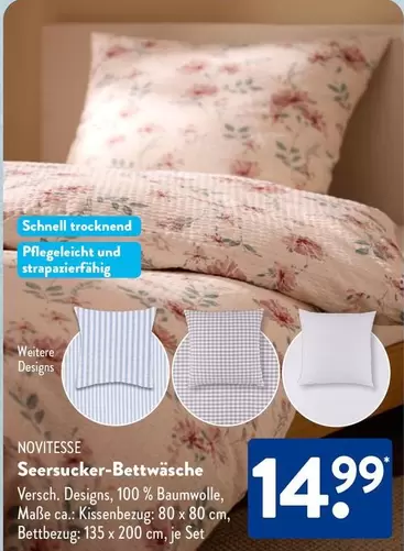 Seersucker-Bettwäsche