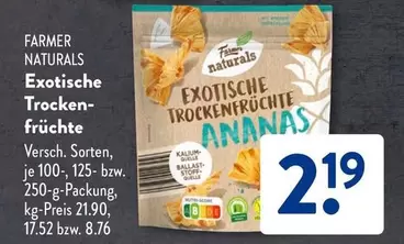 Exotische Trockenfrüchte