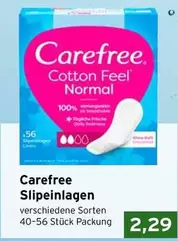 Carefree - Slipeinlagen