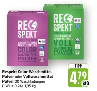 Bio - Color Waschmittel Pulver oder Vollwaschmittel Pulver