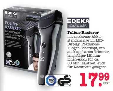 Lithium - Folien-Rasierer