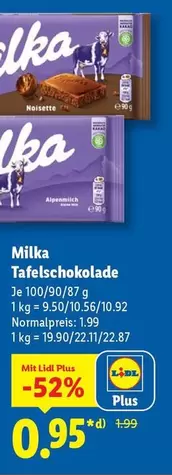 Milka - Tafelschokolade