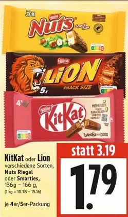 Nestlé - KitKat oder Lion