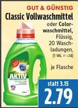 Classic Vollwaschmittel oder Color-waschmittel
