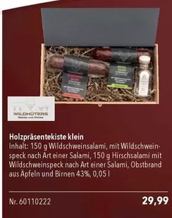 Holzpräsentekiste klein