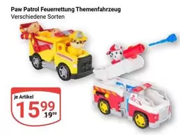 Paw Patrol - Feuerrettung Themenfahrzeug