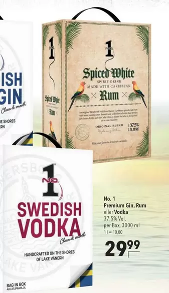 Gin, Rum eller Vodka