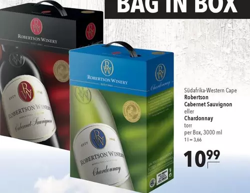 Cabernet Sauvignon eller Chardonnay torr