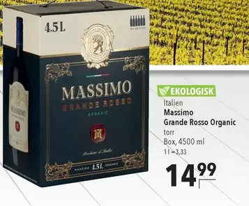 Massimo Grande Rosso Organic