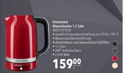 Kitchenaid - Wasserkocher 1,7 Liter SKEK1701EER