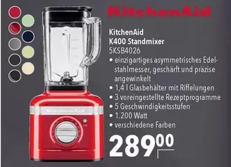 Kitchenaid - K400 Standmixer 5KSB4026