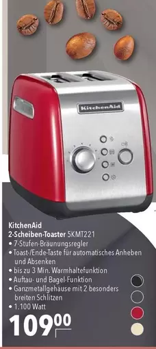 Kitchenaid - 2-Scheiben-Toaster SKMT221