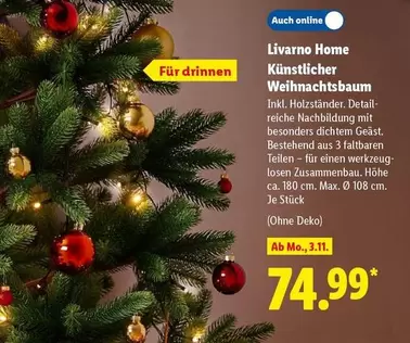 Künstlicher Weihnachtsbaum