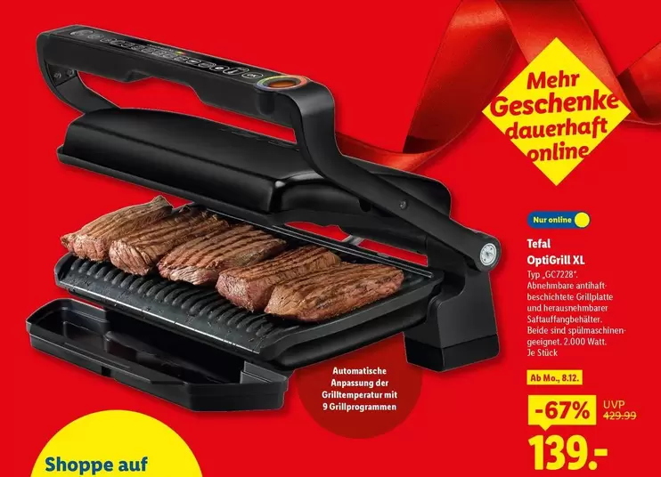 Tefal - OptiGrill XL