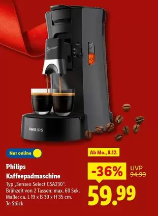 Philips - Kaffeepadmaschine