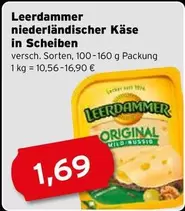 niederländischer Käse in Scheiben