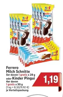 Kinder - Milch Schnitte oder  Pingui