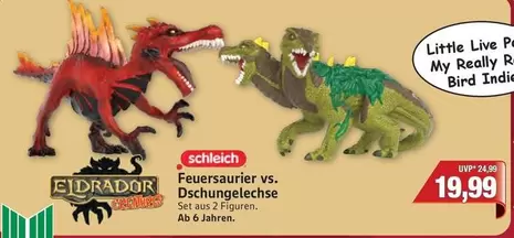 Schleich - Feuersaurier vs. Dschungelechse