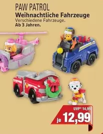 Paw Patrol - Weihnachtliche Fahrzeuge