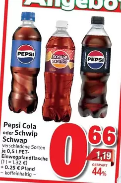 Pepsi - Cola oder Schwip Schwap