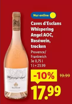 AOC - Whispering Angel , Roséwein, trocken