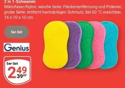Genius - 2 in 1-Schwamm